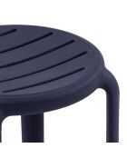 Lot de 2 tabourets Portovenere 75 pour usage intérieur et extérieur anthracite - 36 x 36 x 75 cm