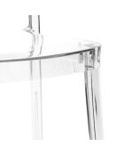 Ensemble de 4 chaises d'extérieur Silvi transparent neutre - 49,2 x 51 x 85,3 cm