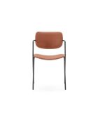 Ensemble de 2 chaises Velia brique - 49 x 55 x 79 cm