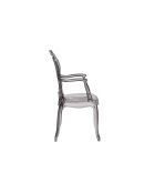 Ensemble de 2 chaises Varigotti fumée transparente - 57 x 54 x 97 cm