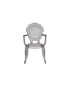 Ensemble de 2 chaises Varigotti fumée transparente - 57 x 54 x 97 cm