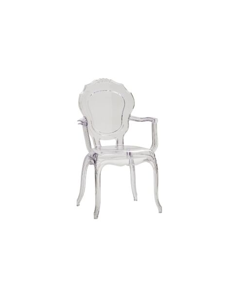 Ensemble de 2 chaises Varigotti transparent - 57 x 54 x 97 cm