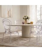 Ensemble de 2 chaises Varigotti transparent - 57 x 54 x 97 cm