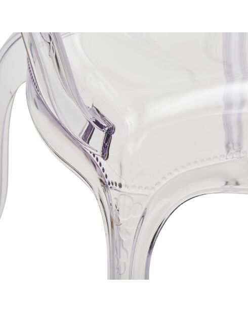 Ensemble de 2 chaises Varigotti transparent - 57 x 54 x 97 cm