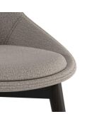 Ensemble de 4 chaises de salle à manger avec structure en noyer massif Bellagio noyer brun/massif - 49 x 58 x 85 cm