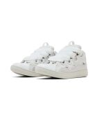 Baskets en cuir lisse Curb blancs
