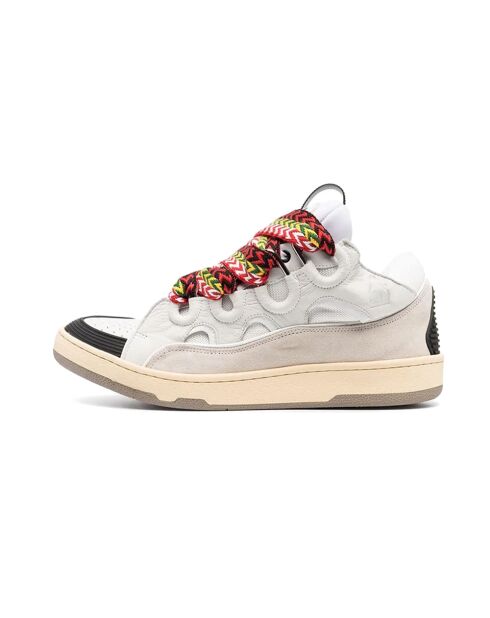 Baskets en cuir Curb blancs