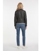 Veste perfecto en cuir Lizaig noire