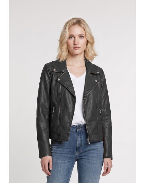 Veste perfecto en cuir Lizaig noire