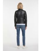 Perfecto en cuir Liora noir