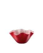 Centre de table Vague rouge/ opale - D.35 cm