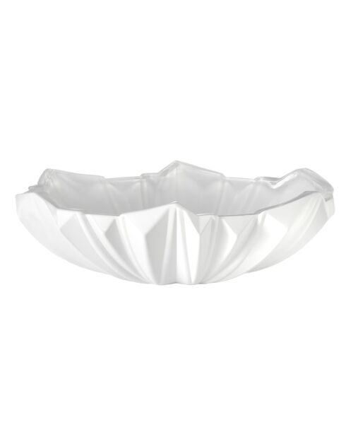 Centre de table Iceberg blanc - L. 38 cm