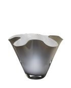 Vase lumineux Wave taupe - 28x24 cm