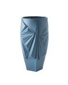 Vase Iceberg bleu marine - H. 30 cm
