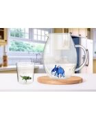 Pichet Monsieur Savane transparent - 1,6 L