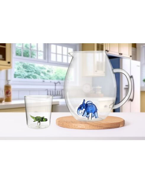 Pichet Monsieur Savane transparent - 1,6 L