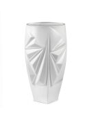 Vase Iceberg blanche - H. 30 cm