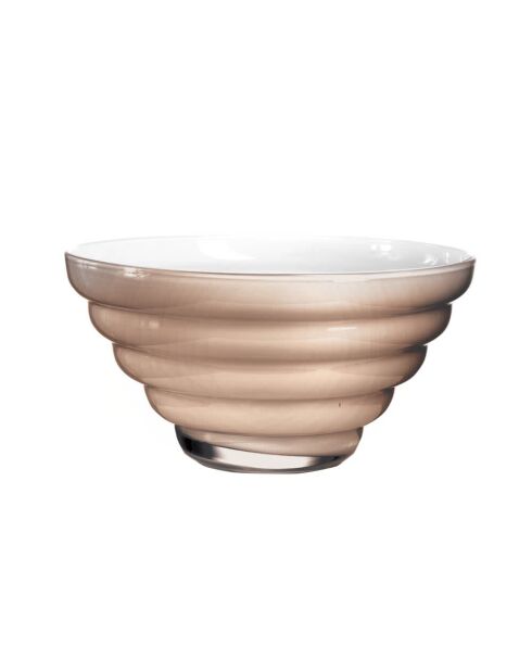 Coupe Anelli opale fumé - D.28 x H.14 cm