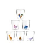 Lot de 6 verres Pet Friends Mix 8 transparent