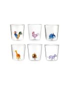 Lot de 6 verres Pet Friends Mix 8 transparent
