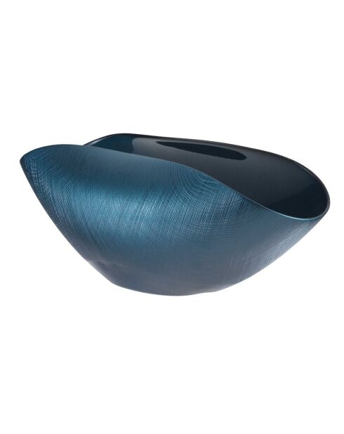 Centre de table Burano bleu océan - 38x11 cm