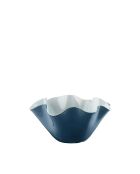 Centre de table Vague opale/bleu- D.35 cm