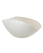 Centre de table Burano blanc perle - 38x11 cm