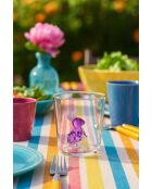 Lot de 6 verres Bunbun transparent - 93 mm