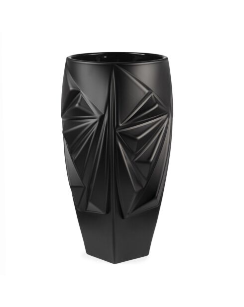 Vase Iceberg noire - H. 30 cm