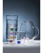 Pichet The knot of love noeud rose transparent - 1,6L