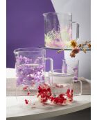 Caraffa Flowers Twigs verde/rosa - 1L