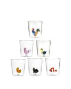 Lot de 6 verres Pet Friends Mix 5 transparent
