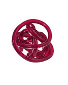 Sculpture Le Nœud de l'amour rouge - D.14 cm