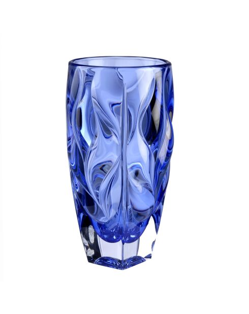 Vase Onde bleue - H. 30 cm