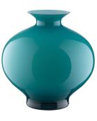 Vase Aurora opale/Bultic Green - H.30 cm