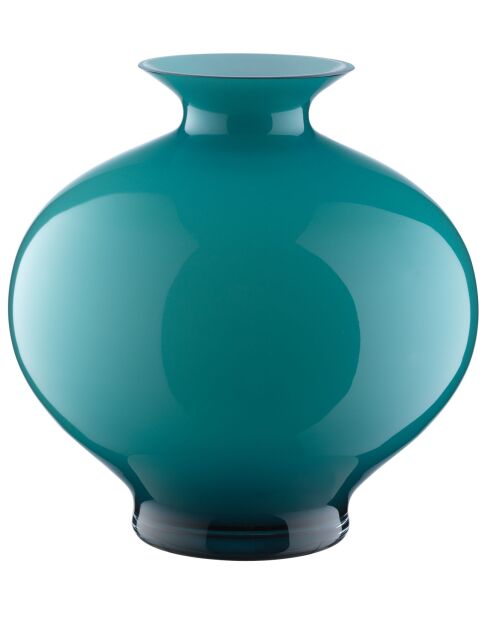Vase Aurora opale/Bultic Green - H.30 cm
