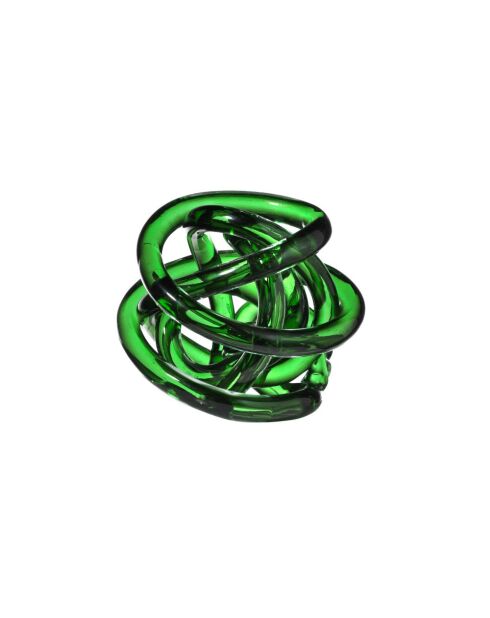 Sculpture Le Nœud de l'amour vert - D.14 cm