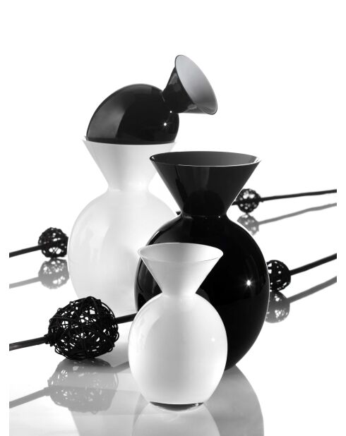 Vase Pallottino opale - H. 20 cm
