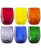 Lot de 6 verres Cartoccio multicolore