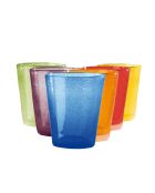 Lot de 6 gobelets Smarties multicolore - H.10 cm