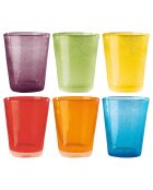 Lot de 6 gobelets Smarties multicolore - H.10 cm