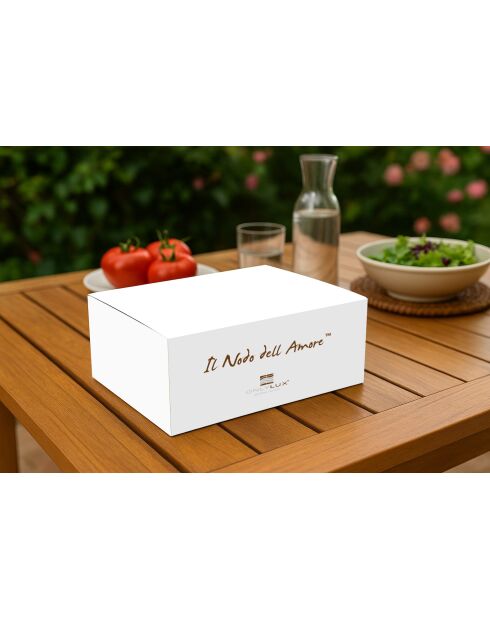 Lot de 6 verres Le Noeud d'Amour transparent