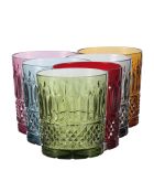 Lot de 6 verres à eau Baroques multicolore