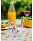 Lot de 6 verres Madame Coco transparent - 93 mm