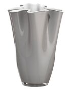 Vase Wave Voso opale/gris - H. 30 cm