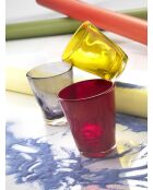 Lot de 6 verres Eolo multicolore - H.6,5 cm