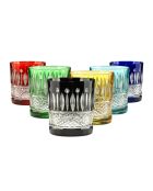 Lot de 6 gobelets Provenza multicolores - H.10 cm