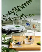 Lot de 6 verres Crocodile transparent - 93 mm