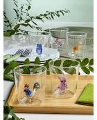 Lot de 6 verres Pet Friends Mix 2 transparent