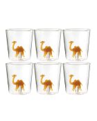 Set mit 6 transparenten Cammi-Gläsern - 93 mm